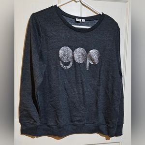 Gap charcoal gray sweatshirt size small